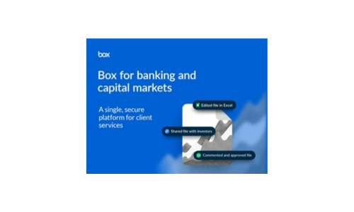 Box für Bank- und Kapitalmärkte