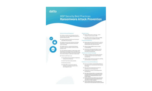Best Practices der MSP -Sicherheit: Ransomware -Angriffsprävention