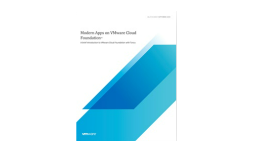 Moderne Apps auf VMware Cloud Foundation - Eine kurze Einführung in die VMware Cloud Foundation mit Tanszu