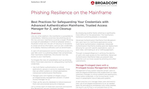 Phishing Resilienz im Mainframe