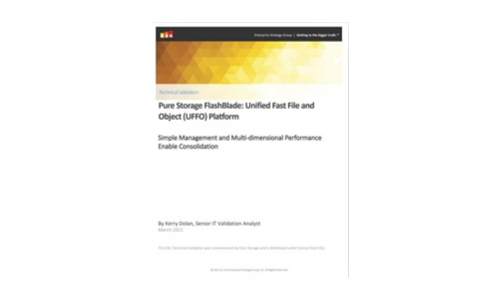 Pure Storage Flashblade: Unified Fast Datei und Objekt (UFFO) Plattform