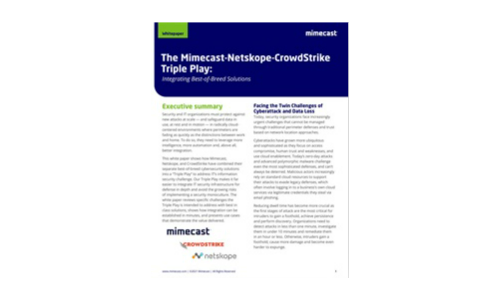 Das Mifecast-Netskope-CrowdStrike-Triple-Spiel